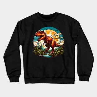 Retro T-Rex Crewneck Sweatshirt
